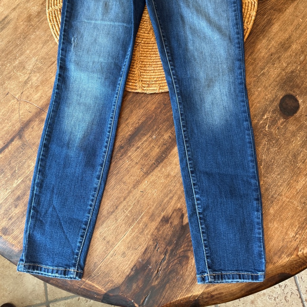 KanCan High Rise Distressed Blue Jeans - Picture 12 of 15